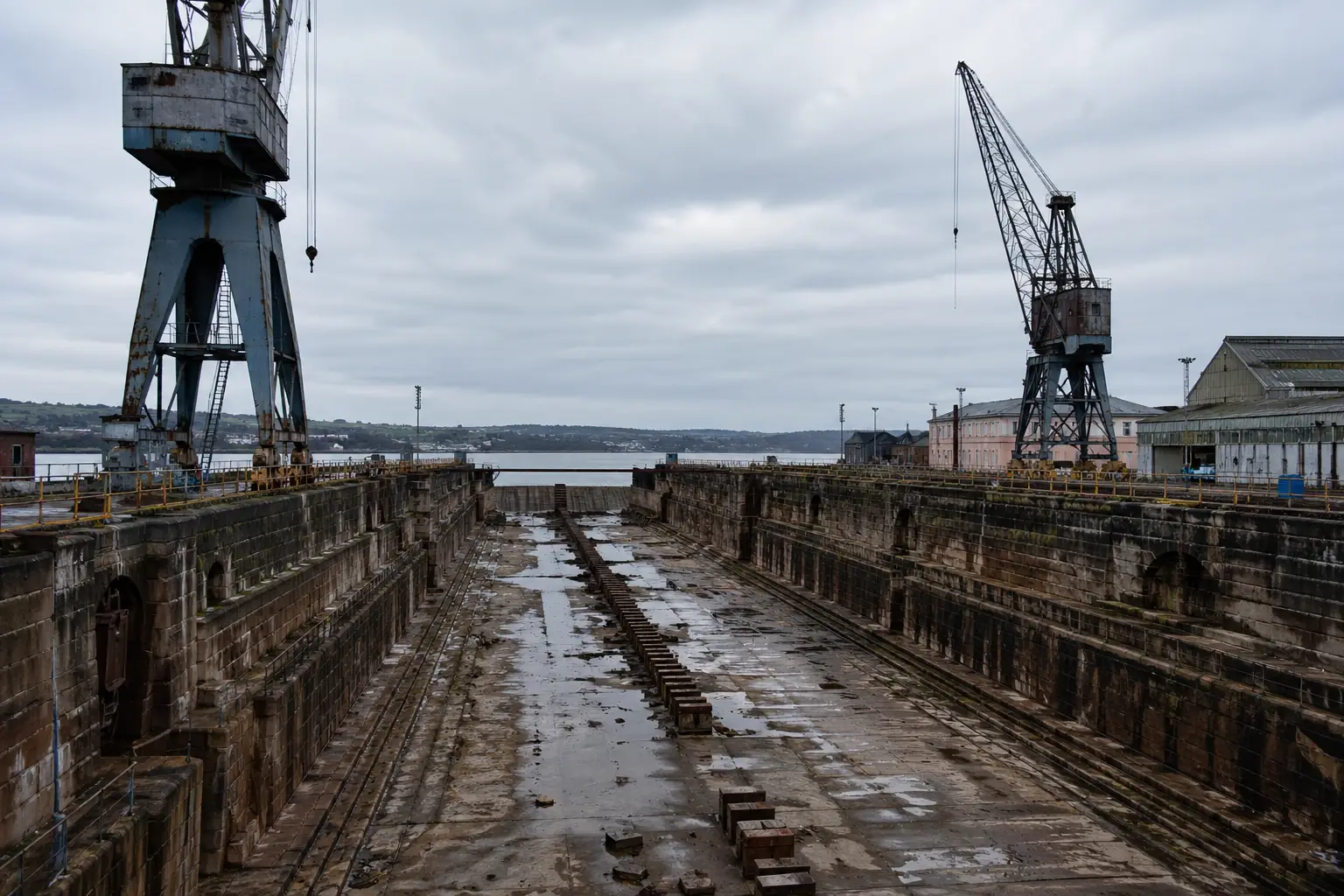 Abandoned shipyard