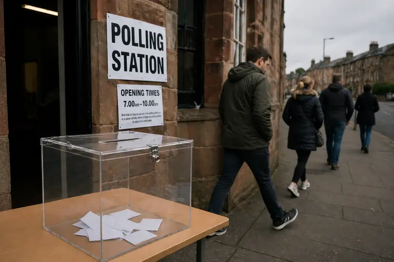 Empty ballot box