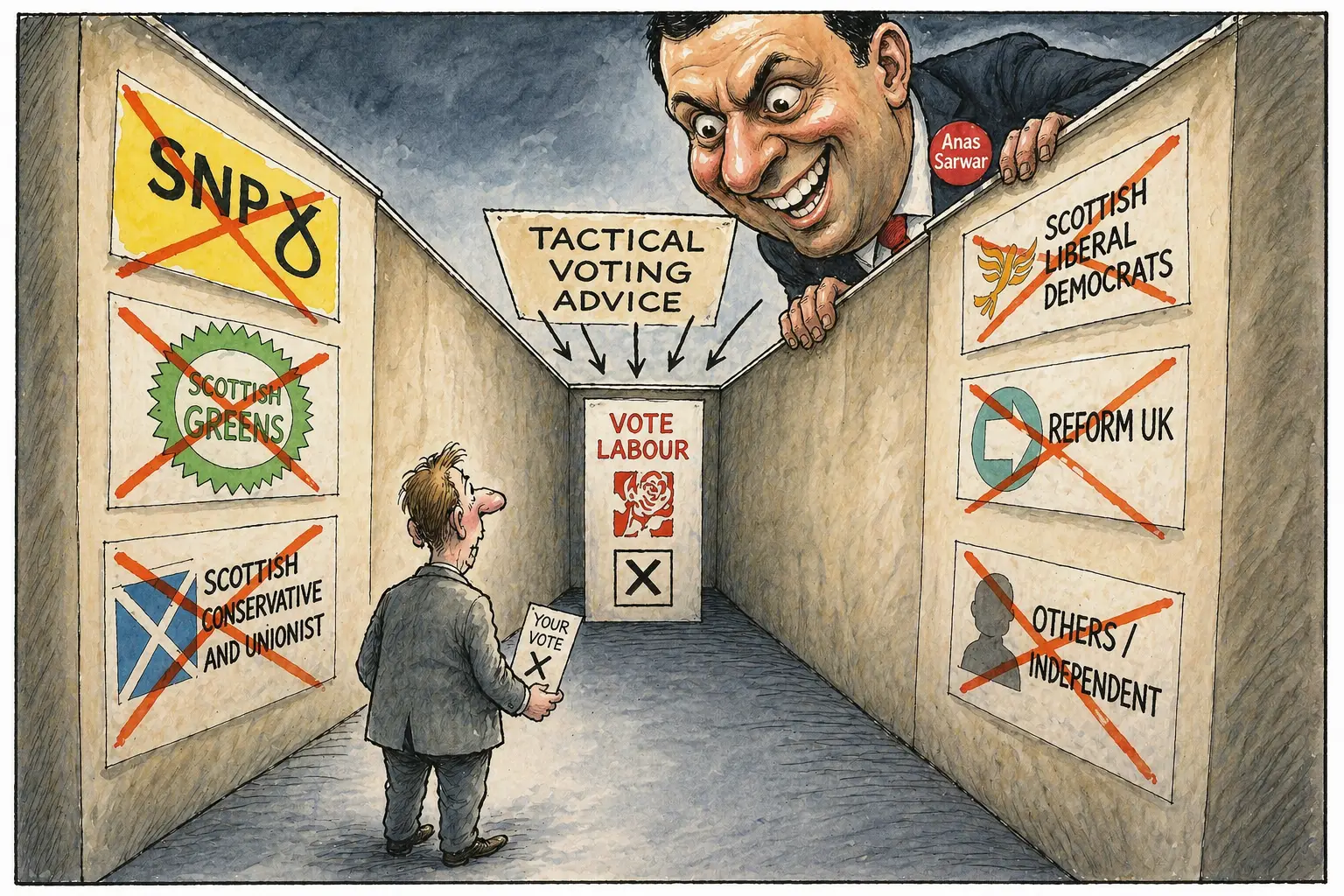 The illusion of choice: how tactical voting shapes the ballot