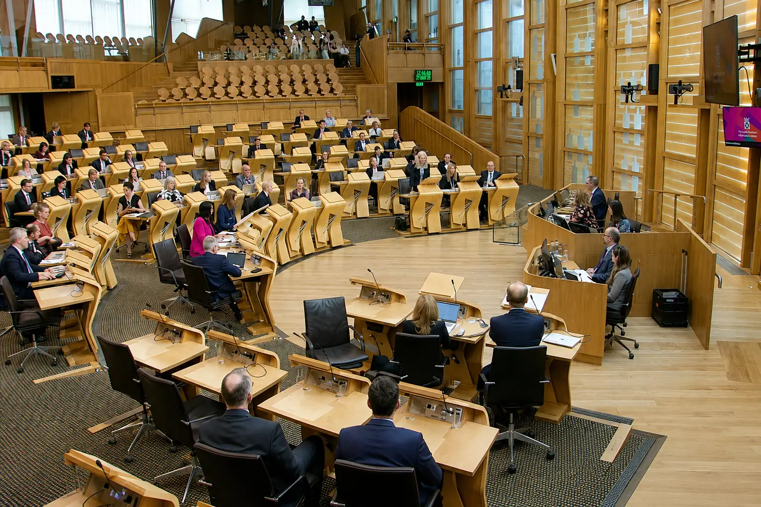 Amanda Lindsay making her maiden speech in the chamber