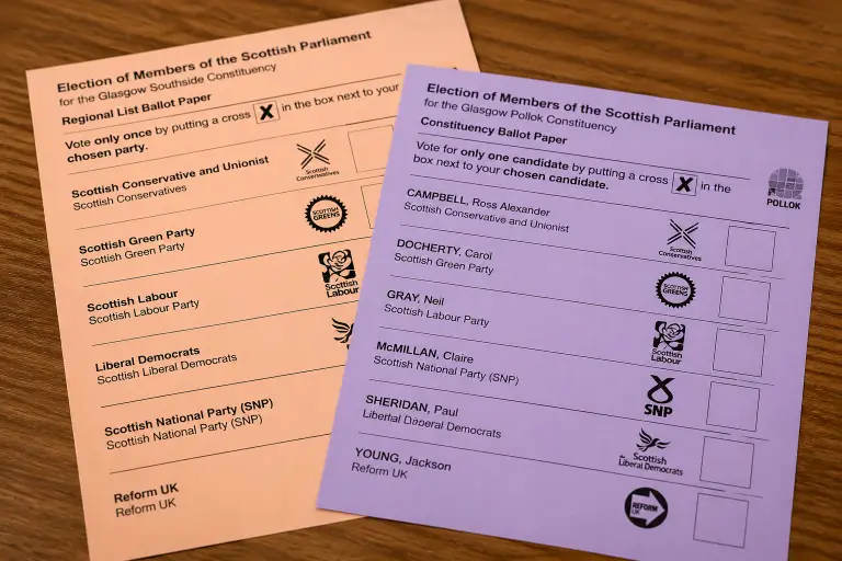 Scottish Ballot Papers