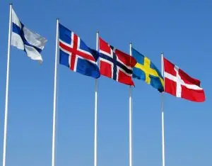 Nordic flags