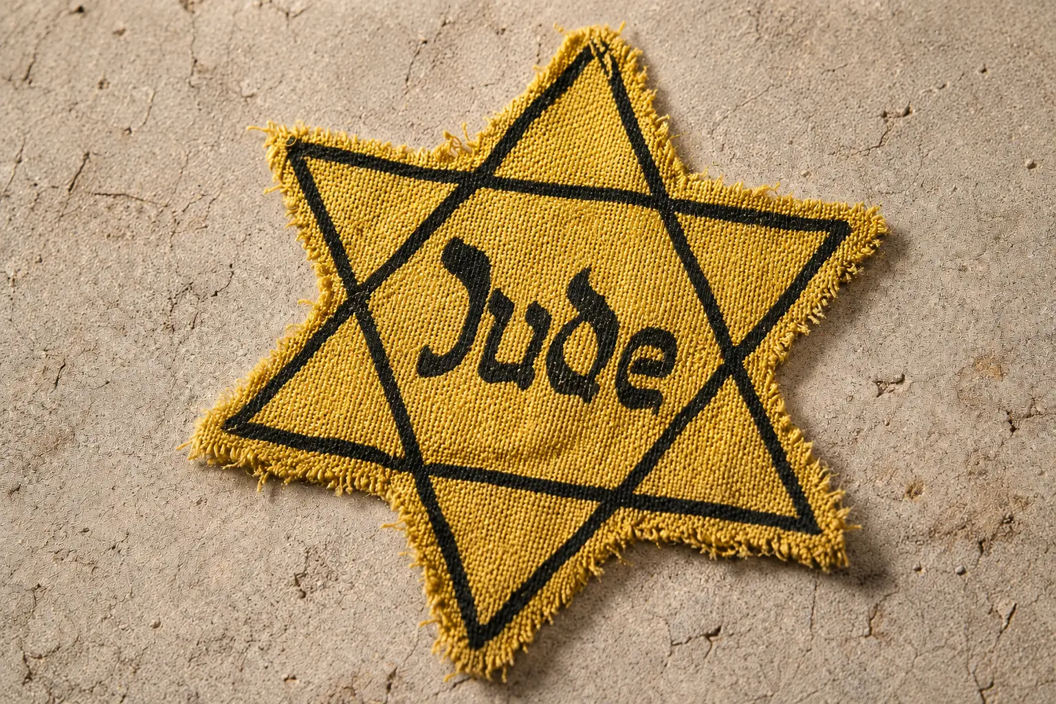 Yellow Star Holocaust Badge