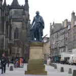 Statue of Adam Smith on the Royal Mile