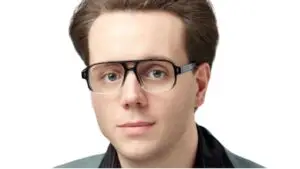 The manipulated image of Timothy westwood that appeared on the LGBT Youth Scotland website