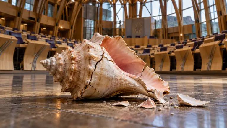 . In Lord of the Flies, the conch represents the right to speak and the rules of civilised debate